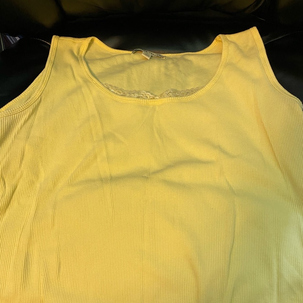 Yellow Carolyn Taylor tank top